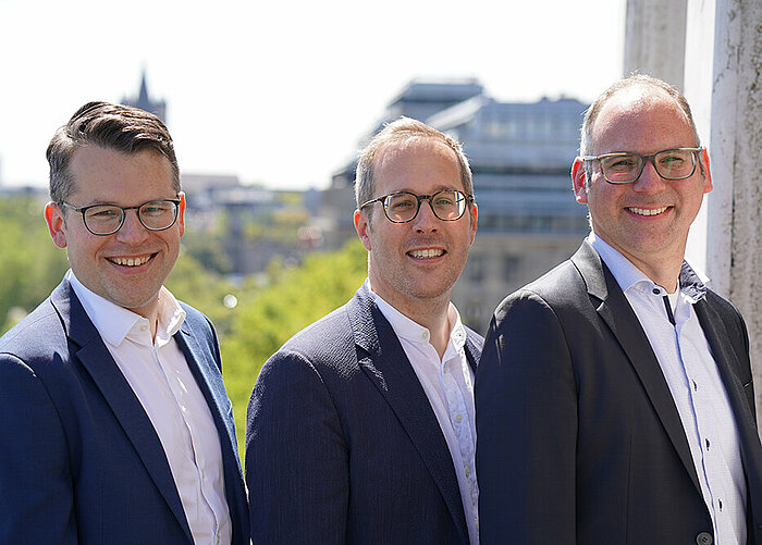 Thorsten Kroke, Hanno Kempermann und Dr. Henry Goecke