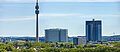 Skyline der Stadt Dortmund mit Blick auf den Fernsehturm